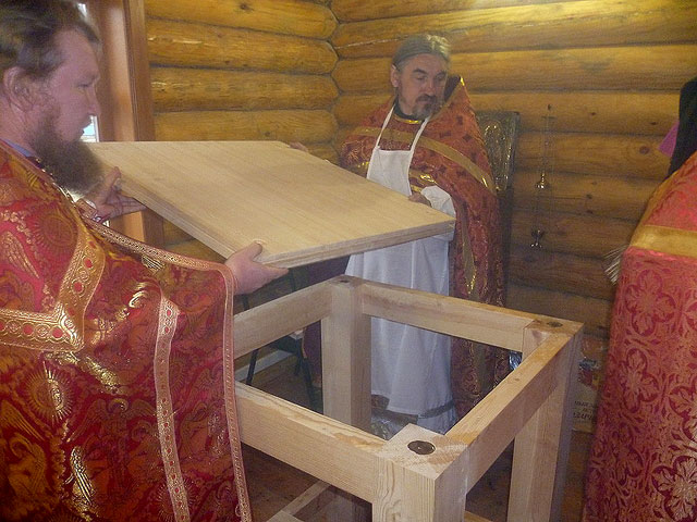 Освящение храма-часовни во имя священномученика Платона Анкирского Освящение храма-часовни во имя священномученика Платона Анкирского